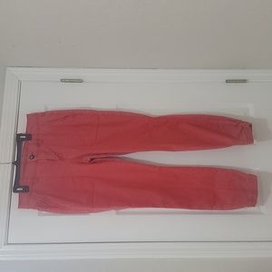 CABi Hutton Nantucket Red Skinny Elastic Ankle Jogger Pant 8